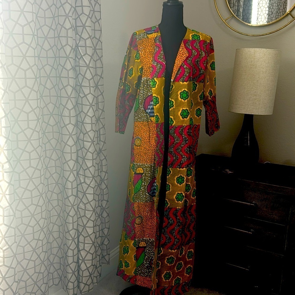 Handmade Ankara Print Duster
